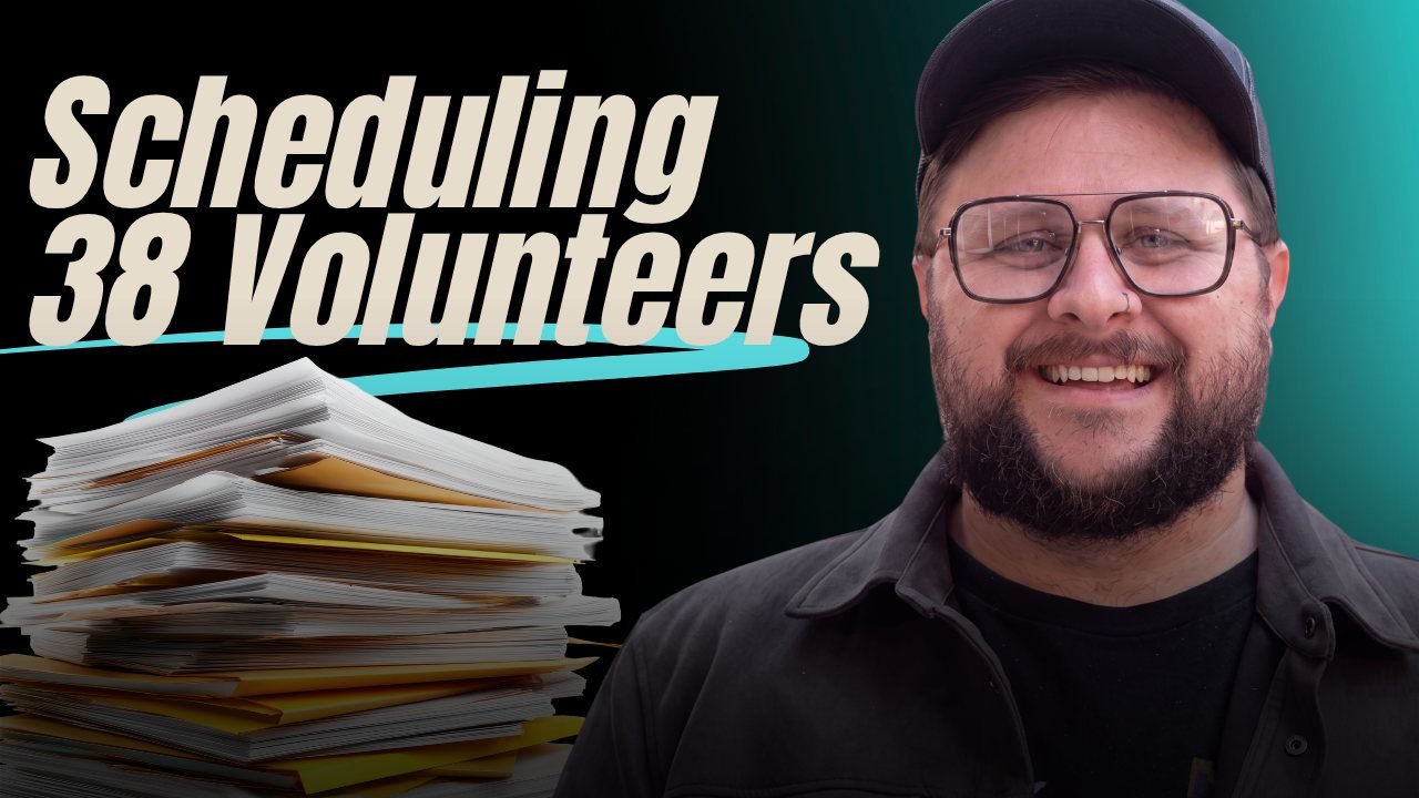 Video thumbnail: Scheduling 38 Volunteers